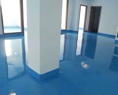 地坪漆藍色